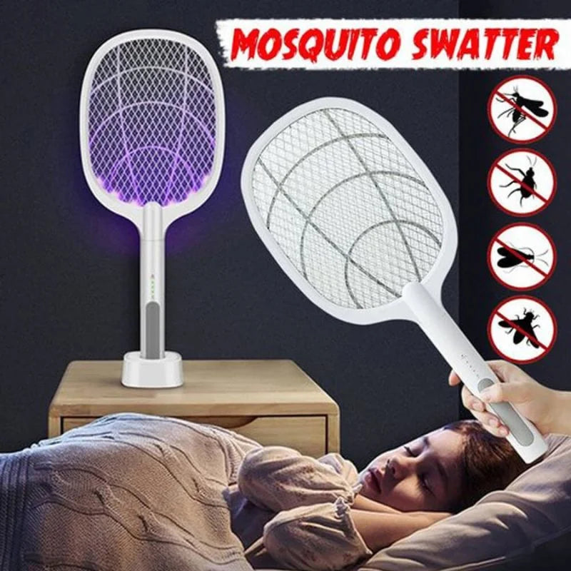 Nova USB Rechargeable Mosquito Racket | Electric Insect Killer Swatter