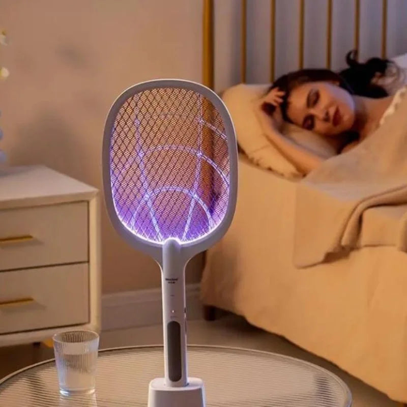 Nova USB Rechargeable Mosquito Racket | Electric Insect Killer Swatter
