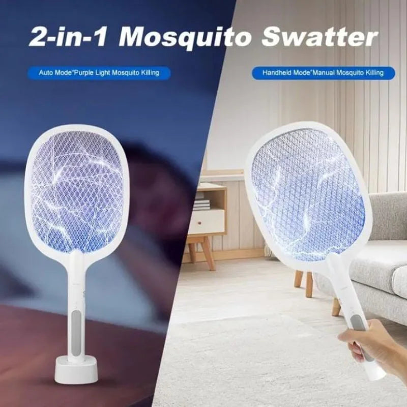 Nova USB Rechargeable Mosquito Racket | Electric Insect Killer Swatter