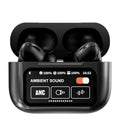 Black A9 Pro ANC Bluetooth 5.4 Wireless Earbuds
