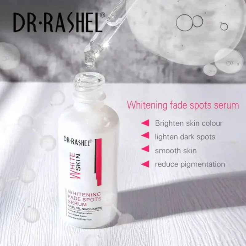Dr. Rashel Whitening Fade Spots Serum for White Skin with Arbutin & Niacinamide (50ml) | Imported