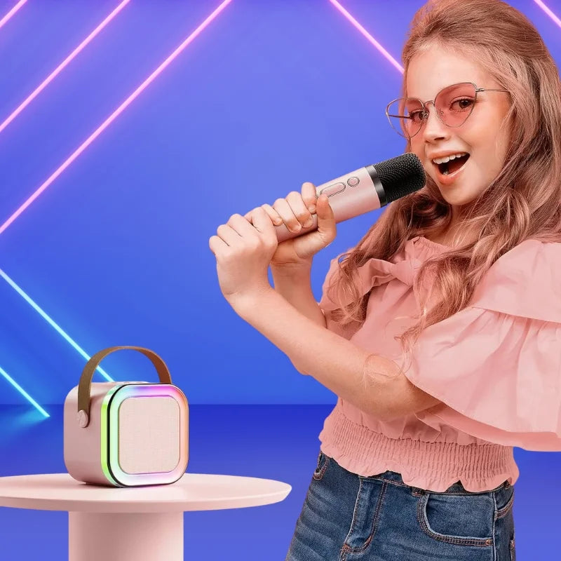 Karaoke Portable Wireless Bluetooth Speaker with Mike