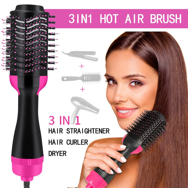 3-in-1 Dryer, Straightener & Volumizer for hair Styling