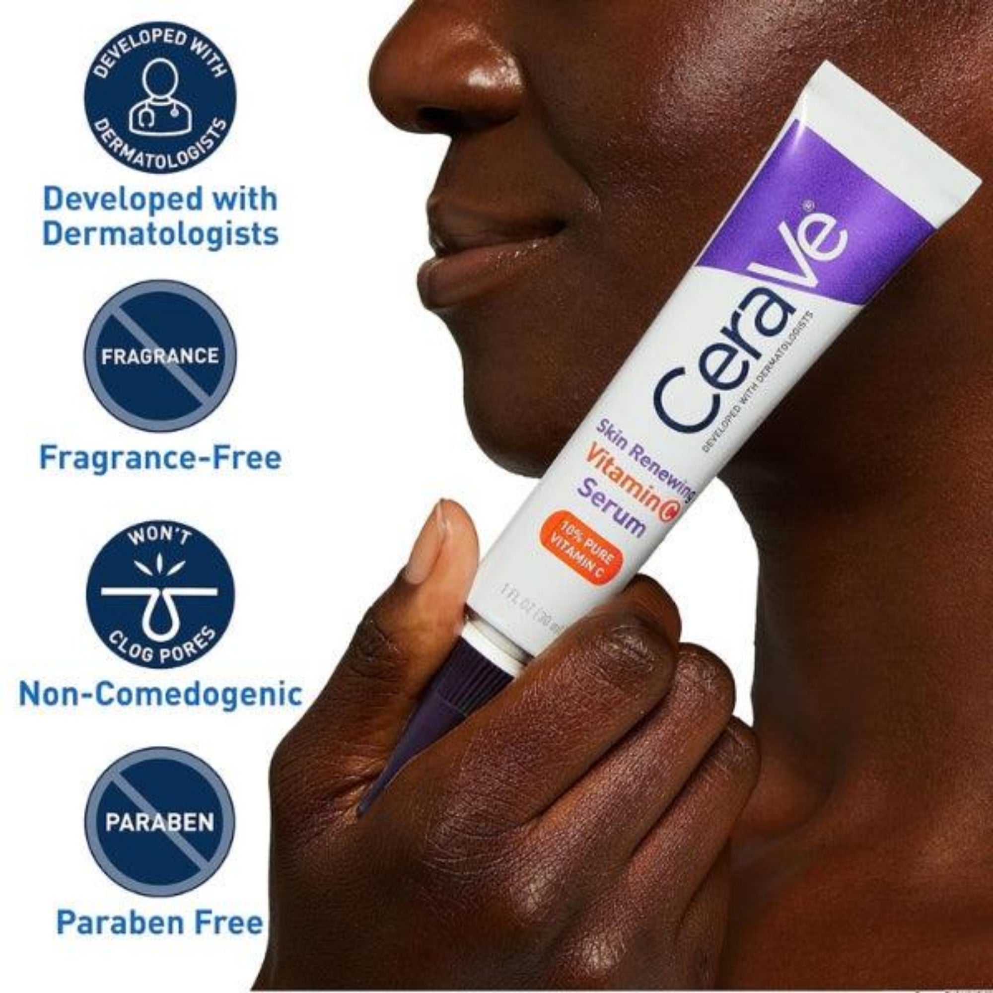 CeraVe Vitamin C Serum Brightening, Anti-Aging & Hydrating
