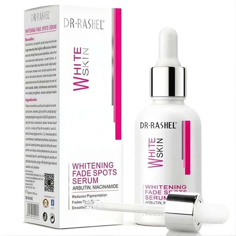 Dr. Rashel Whitening Fade Spots Serum for White Skin with Arbutin & Niacinamide (50ml) | Imported