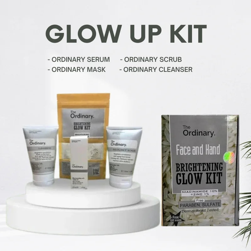 Brightening Glow Kit & Hydrating Skincare Set