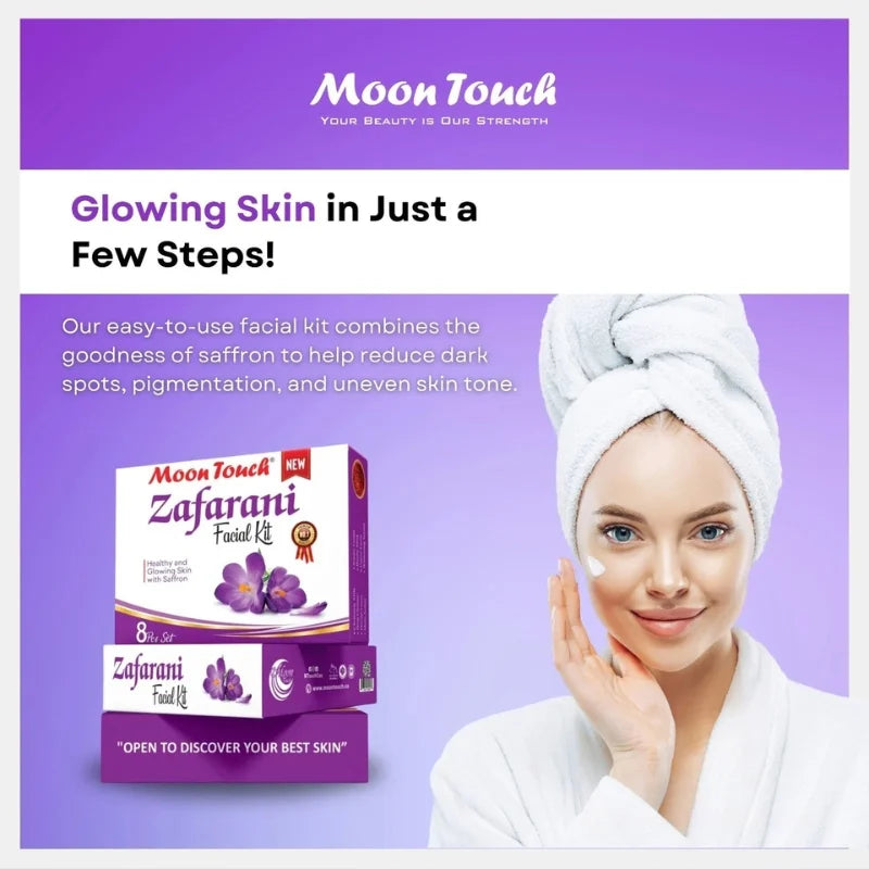 Moon Touch Zafrani Facial Kit (8 Pcs)