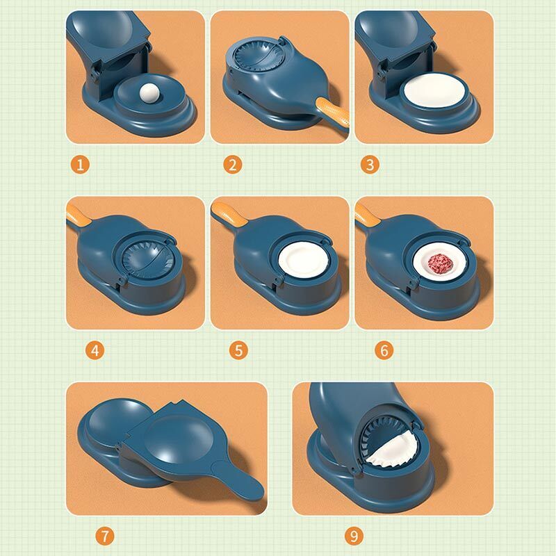 2-in-1 Dumpling & Samosa Maker Random Colors