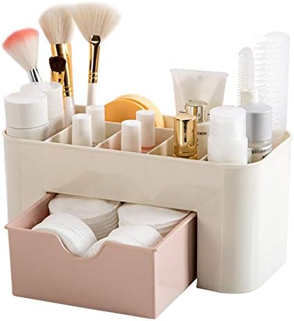 Plastic Makeup Organizer with Drawer |Makeup Storage Box