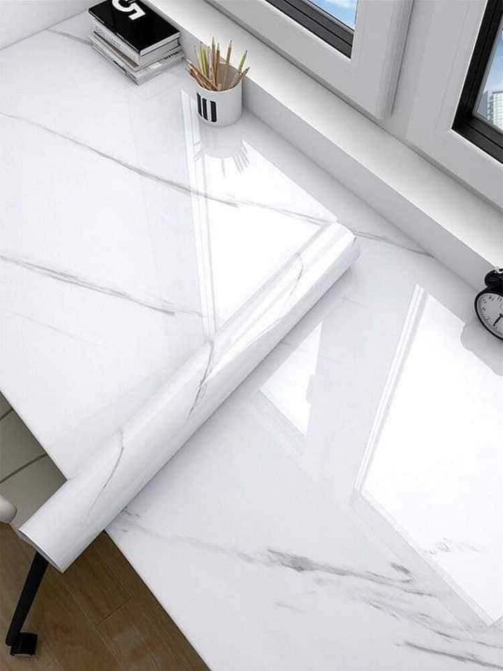White & Grey | Marble Sheet Sticker 60x200cm