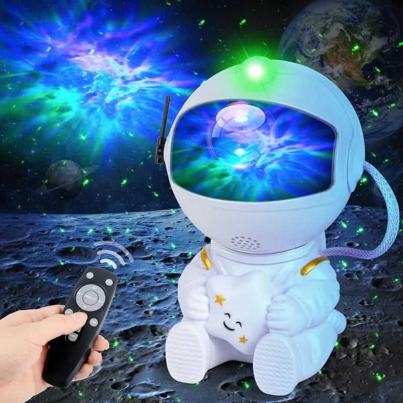 Mini Astronaut Galaxy Projector with Remote Control