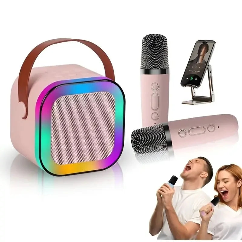 Karaoke Portable Wireless Bluetooth Speaker with Mike