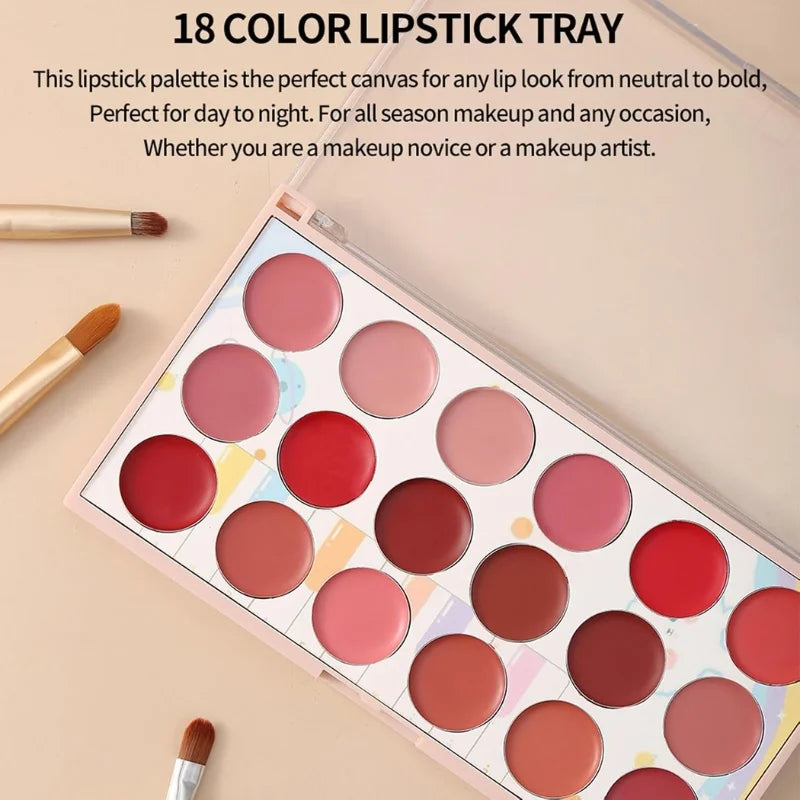 Moccallure Professional 18-Colors Lipstick Kit