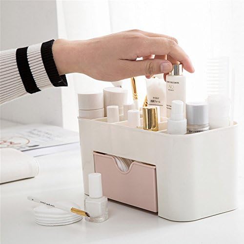 Plastic Makeup Organizer with Drawer |Makeup Storage Box
