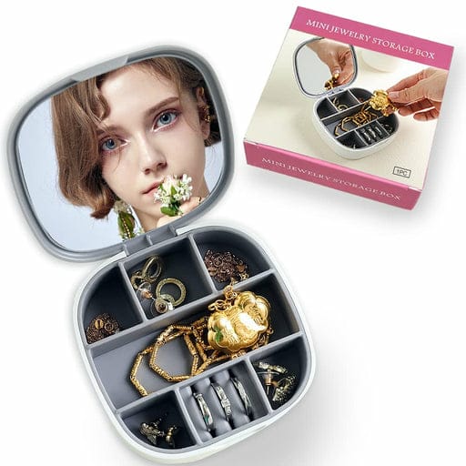 Necklace Organizer & Jewellery Box with Mirror