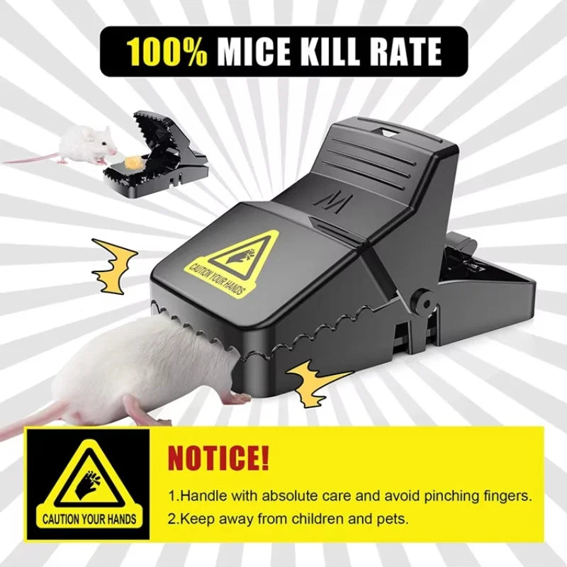 Heavy Duty Plastic Mouse Trap Reusable Mouse Catcher