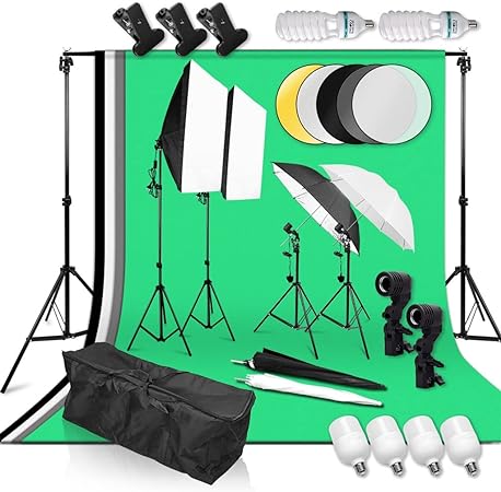 10-Inch Ring Light Kit + 7 Ft Ring Light Stand