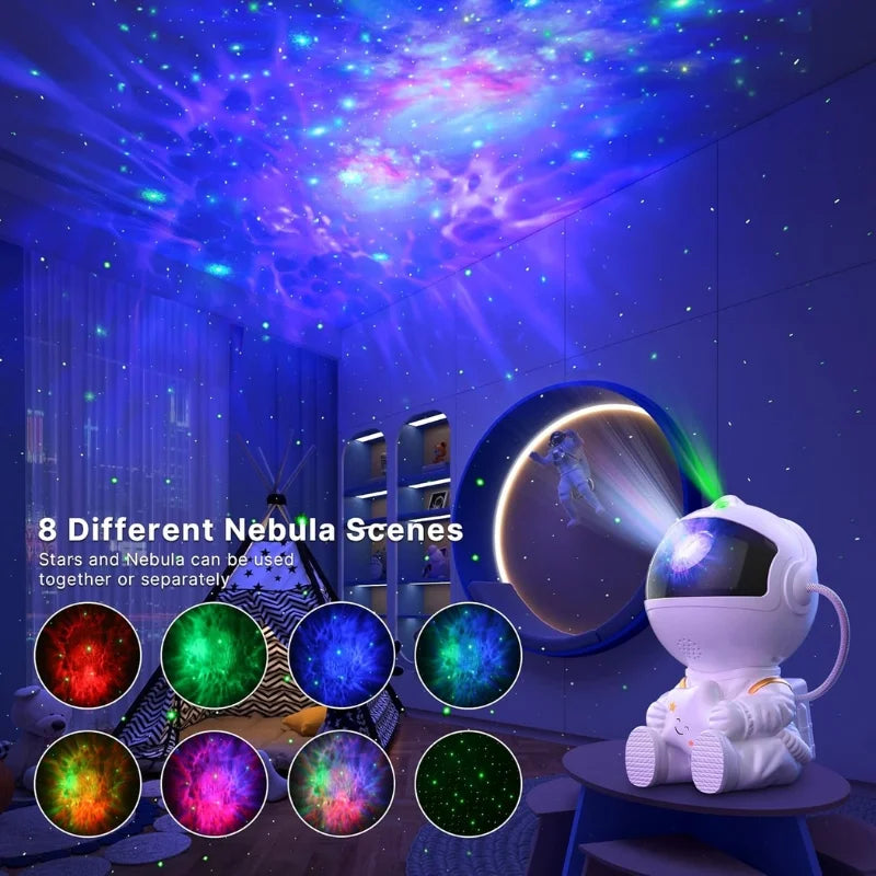 Mini Astronaut Galaxy Projector with Remote Control