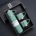 3 Cup 500ML Double-Layer Stainless Steel Vacuum Flask Set Thermos