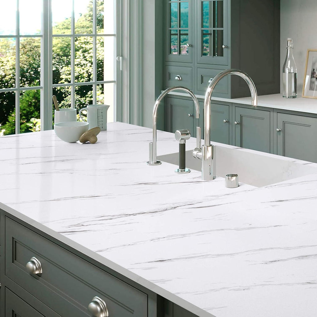 White & Grey | Marble Sheet Sticker 60x200cm