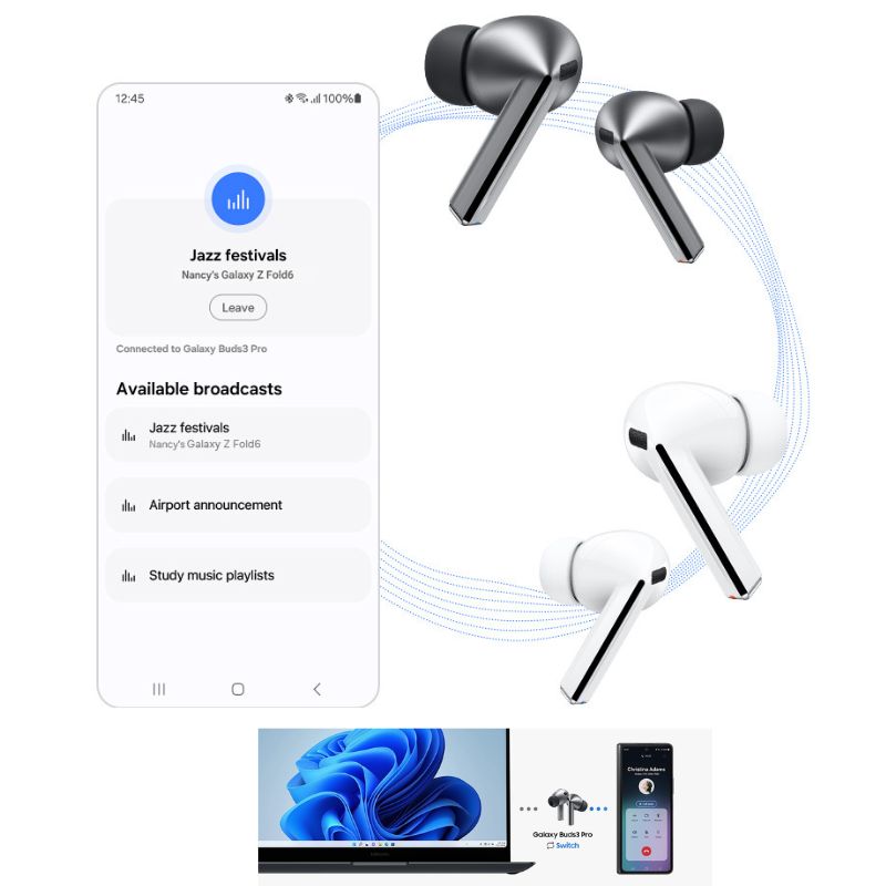 Samsung Galaxy Buds 3 Pro ANC Wireless Bluetooth Earbuds