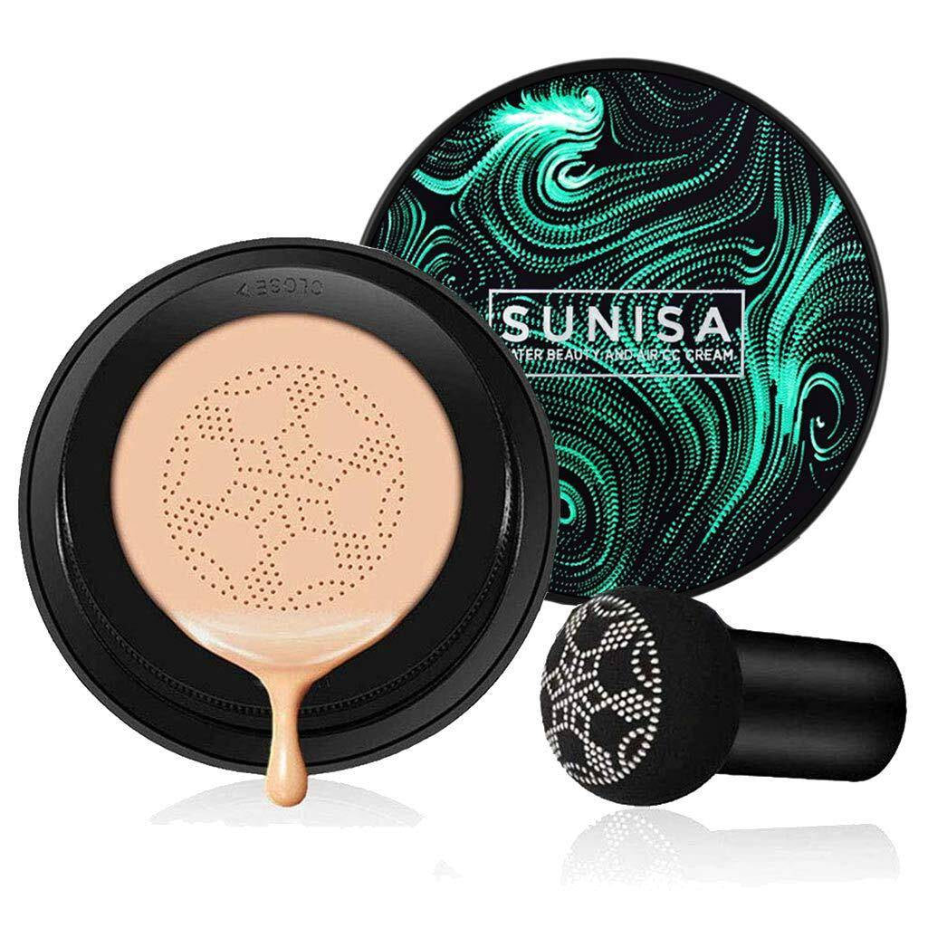SUNISA 3-in-1 Air Cushion CC & BB Cream Waterproof Moisturizing Foundation