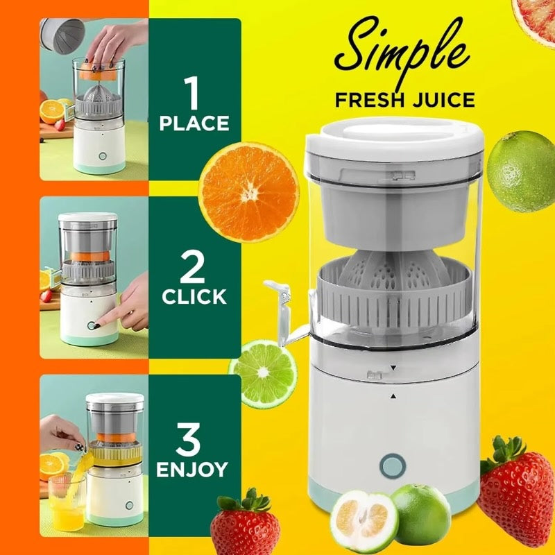 Portable Electric Citrus Juicer | USB Rechargeable Hands-Free