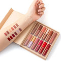 12 Pcs Matte Liquid Lipstick Set Waterproof