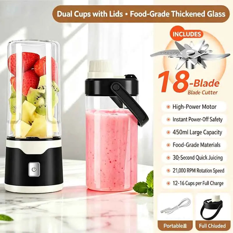 Portable USB Mini Fruit Blender