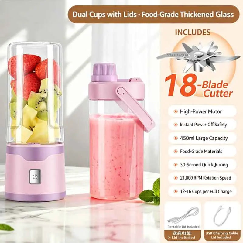 Portable USB Mini Fruit Blender