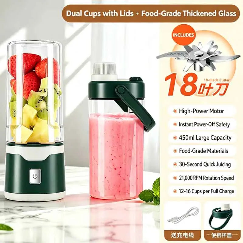 Portable USB Mini Fruit Blender