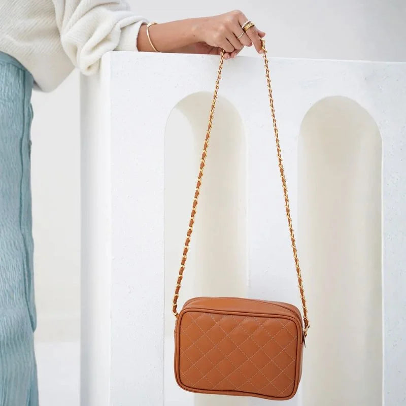Brown  Leather Handbag for Girls & Women