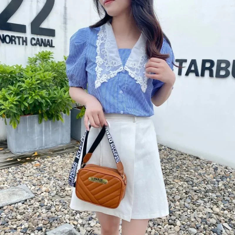 Brown  Leather Handbag for Girls & Women