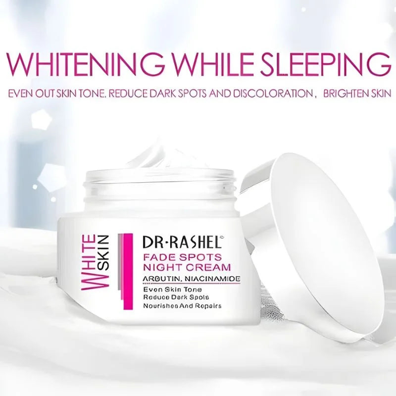 Dr. Rashel White Skin Fade Spots NIGHT Cream,with Arbutin & Niacinamide | Imported