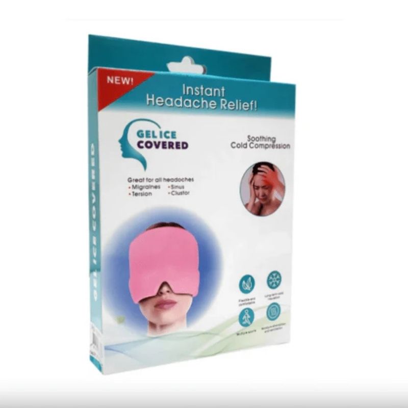 Headache Relief Gel Cap Hot Cold Therapy
