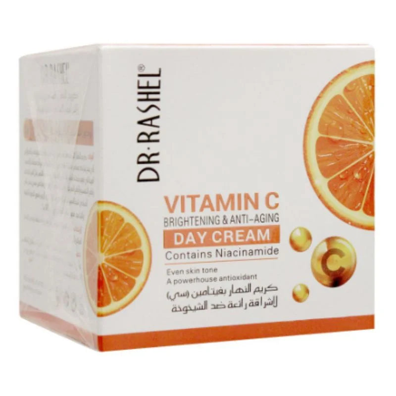 Dr. Rashel Vitamin C Brightening & Anti-Aging DAY Cream | SPF Protection (50 g) | Imported