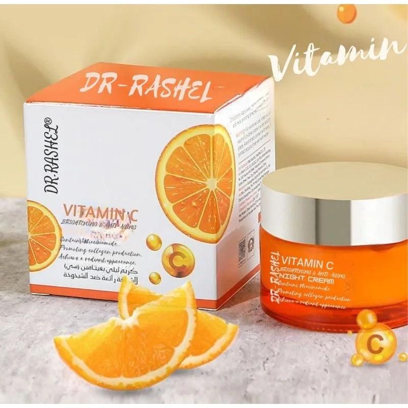 Dr. Rashel Vitamin C Brightening & Anti-Aging DAY Cream | SPF Protection (50 g) | Imported