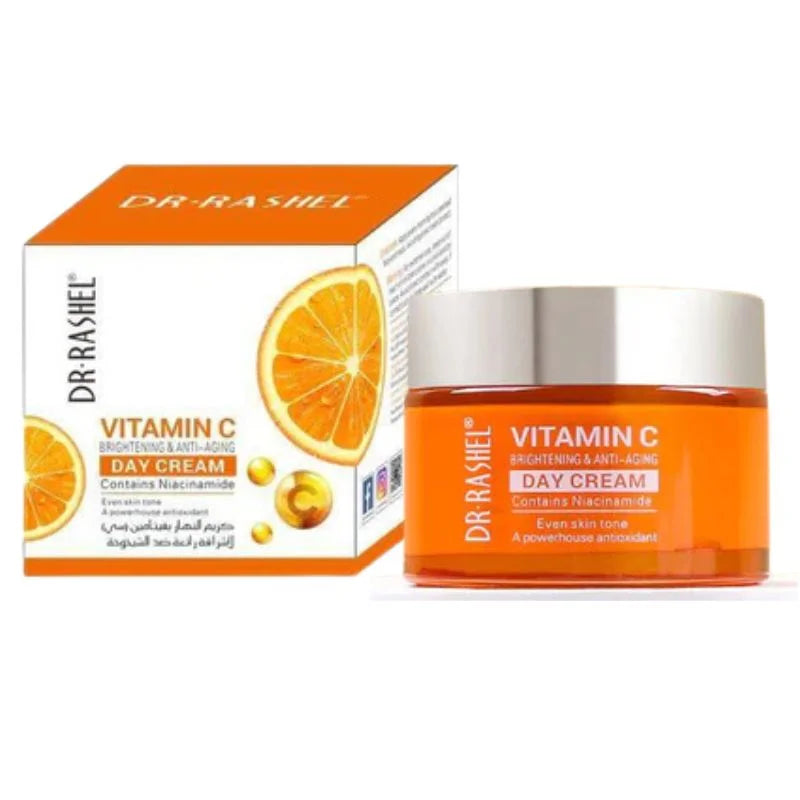 Dr. Rashel Vitamin C Brightening & Anti-Aging DAY Cream | SPF Protection (50 g) | Imported