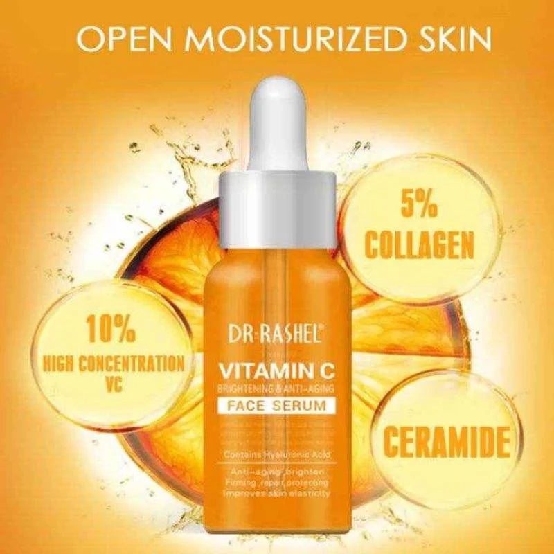 Dr. Rashel Vitamin C Brightening & Anti-Aging Face Serum | 30ml | Imported