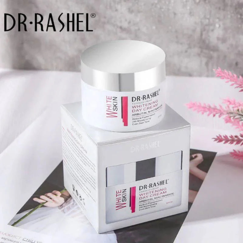Dr. Rashel Fairness Whitening DAY Cream with Arbutin & Niacinamide (50g) | Imported