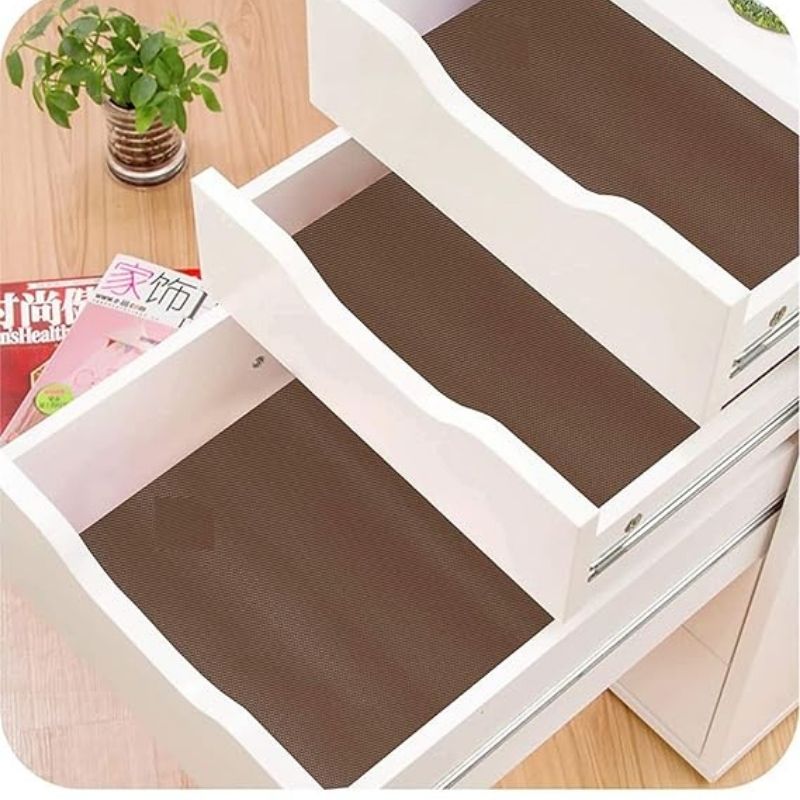 Anti-Slip Fridge & Shelf Mat (Brown)