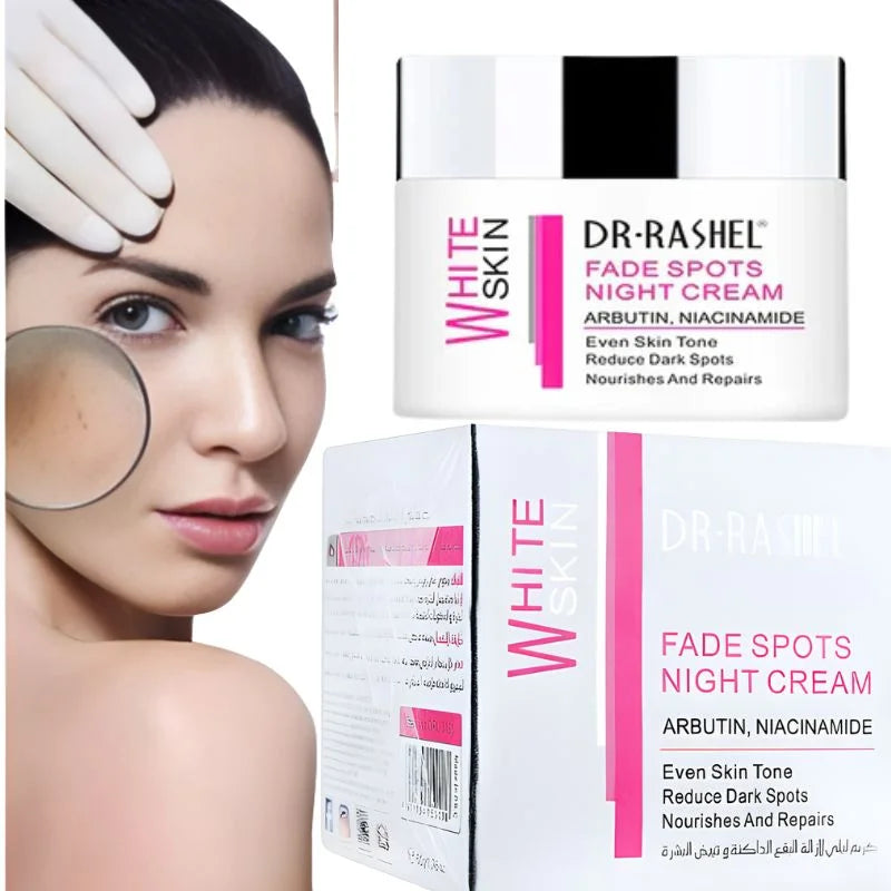 Dr. Rashel White Skin Fade Spots NIGHT Cream,with Arbutin & Niacinamide | Imported