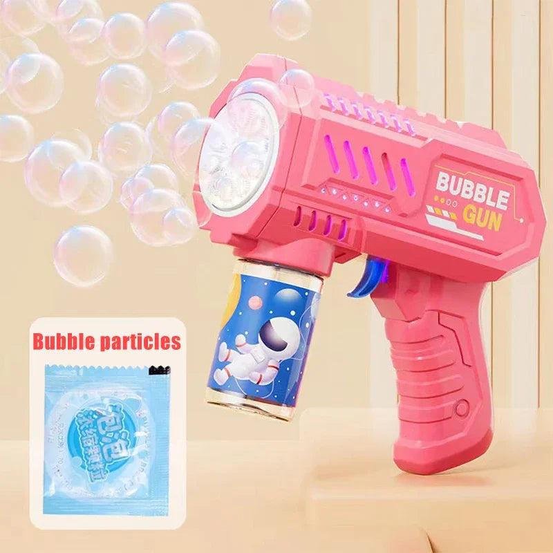 Kids Automatic Bubble Gun with Bubble Liquid