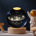 3D Crystal Ball Galaxy Night Light LED Lamp