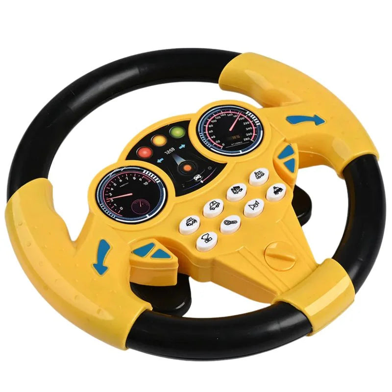 Toy Steering Wheel with Sound Effects for Kids | Interactive Driving Toy
