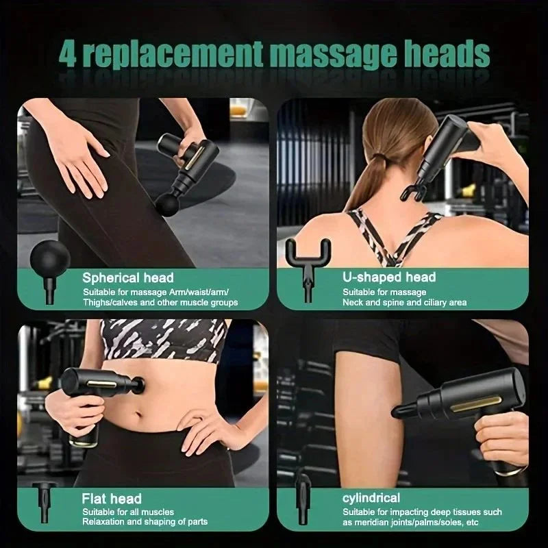 Deep Tissue Muscle, facial Massage Gun| Random Color