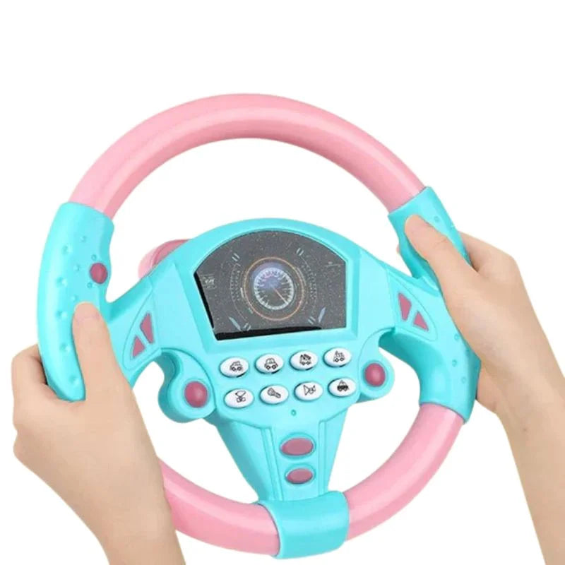 Toy Steering Wheel with Sound Effects for Kids | Interactive Driving Toy