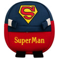 Cute Plush Superman Character School Bag for Kids