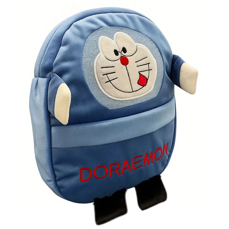 Cute Plush Doraemon Character Backpack