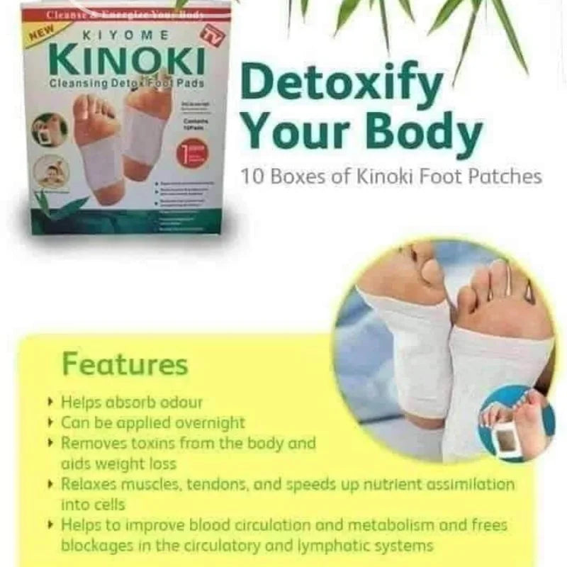 Kinoki Detox Foot Pads Natural Cleansing Foot